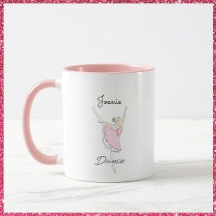 Dancing Ballerina in Pink Mug