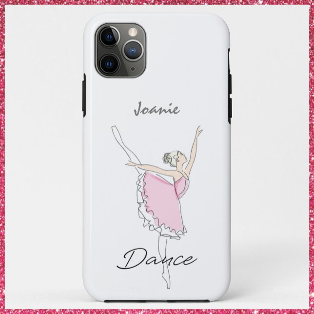 Dancing Ballerina in Pink Tutu Case-Mate iPhone Case (Creator Uploaded)