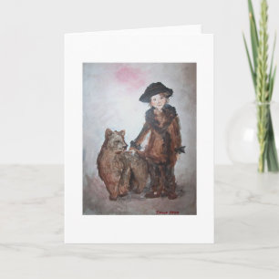 Dancing bear card