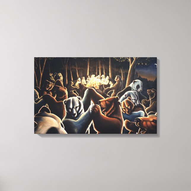 Dancing Bears Art Prints Bear Art Posters (Front)