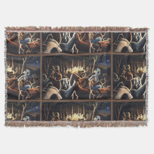 Dancing Bears Blanket Party Animals Throw Blanket
