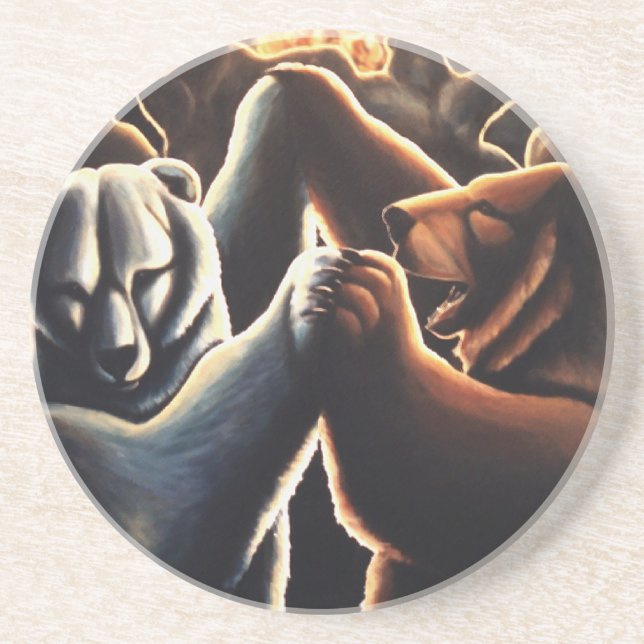 Dancing Bears Coasters Party Animals Coasters Gift (Front)