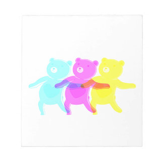 Dancing bears notepad