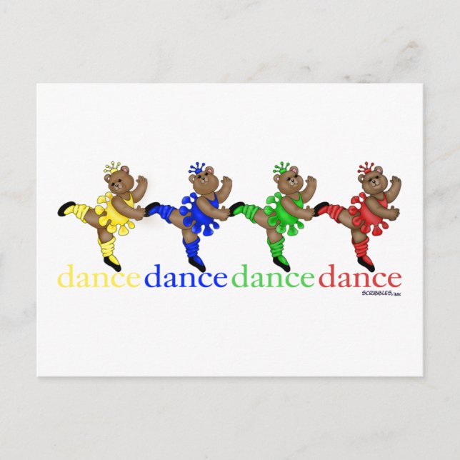 Dancing Bears Postcard (Front)