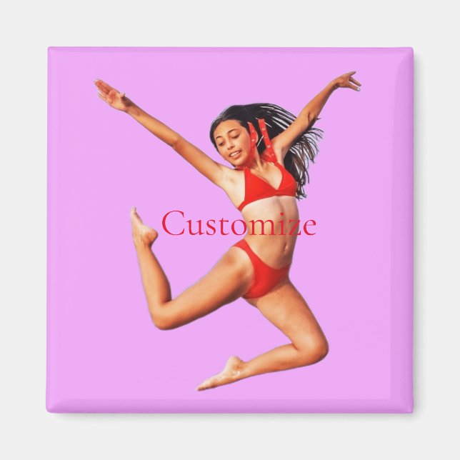 Dancing Bikini Model Thunder_Cove Magnet (Front)