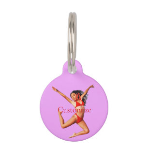 Dancing Bikini Model Thunder_Cove Pet Tag