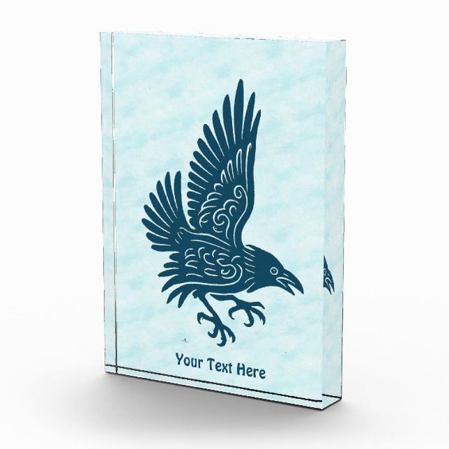 Dancing Blue Raven Photo Block (Right)