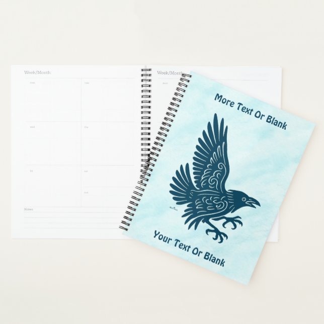 Dancing Blue Raven Planner (Display)