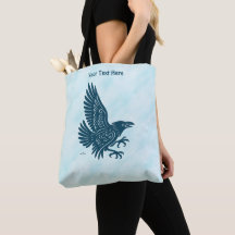 Dancing Blue Raven