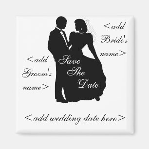 Dancing Bride and Groom Magnet