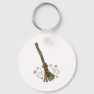 Dancing Broom Keychain