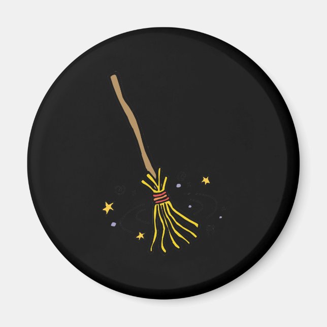 Dancing Broom Magnet (Front)