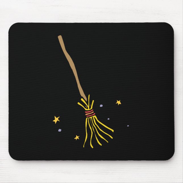 Dancing Broom Mouse Pad (Front)