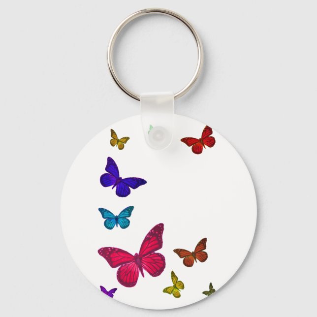 Dancing Butterflies Keychain (Front)