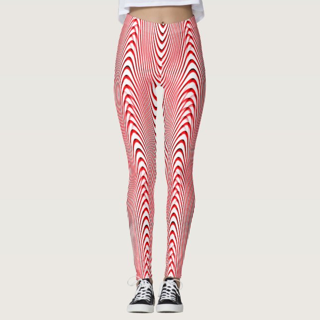 Dancing Candy Canes... Leggings (Front)