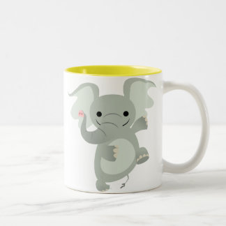 Dancing Cartoon Elephant Mug
