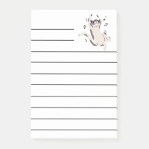 "Dancing Cat" Post-it