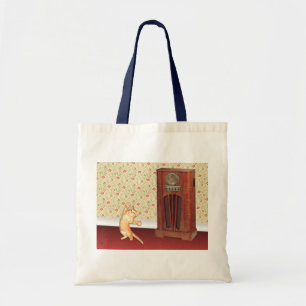 Dancing Cat Tote Bag