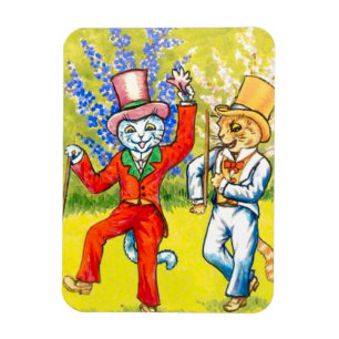 Dancing Cats Magnet