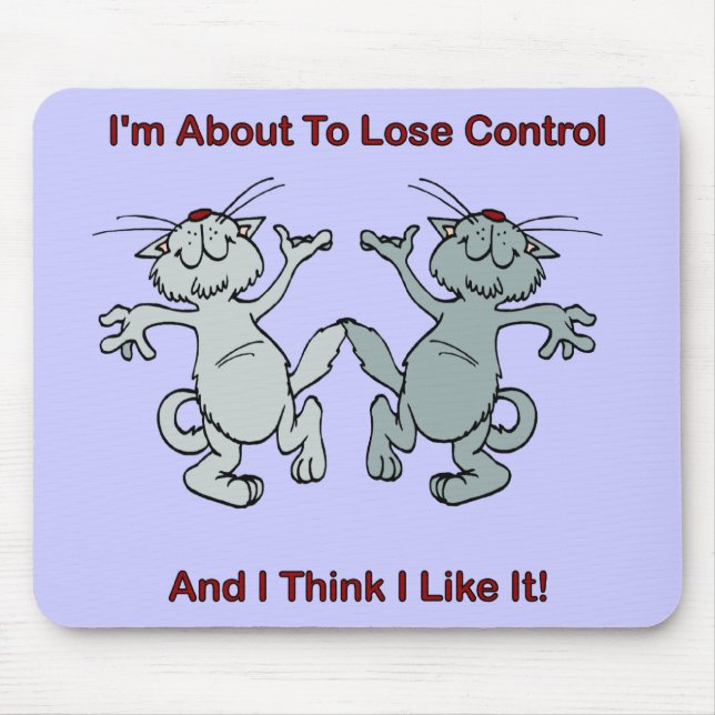 Dancing Cats Mouse Pad (Front)