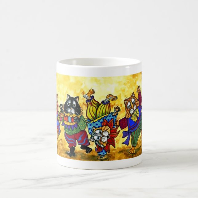 Dancing Cats Mug (Center)