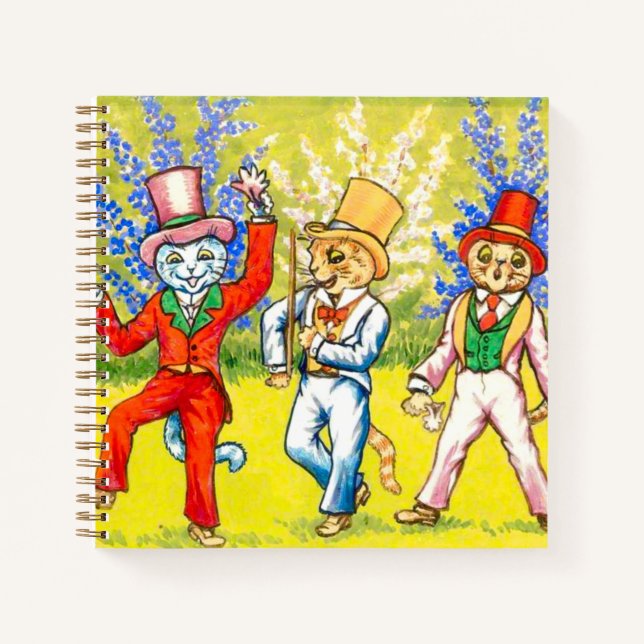 Dancing Cats Notebook (Front)