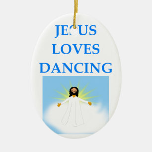 DANCING CERAMIC ORNAMENT