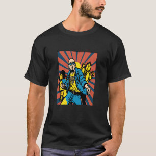 Dancing Champion Dad Retro Pop Dancer Dad  2 T-Shirt