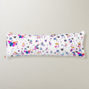 Dancing Colourful Music Body Pillow