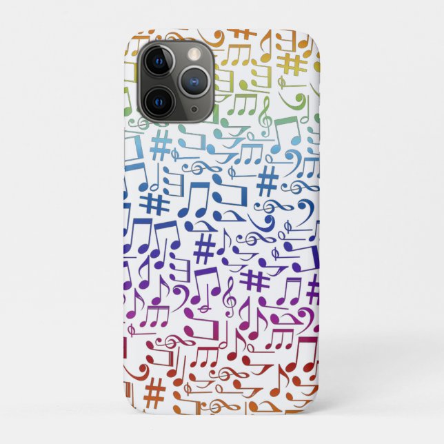 Dancing Colourful Music Notes Musician Music Lover Case-Mate iPhone Case (Back)