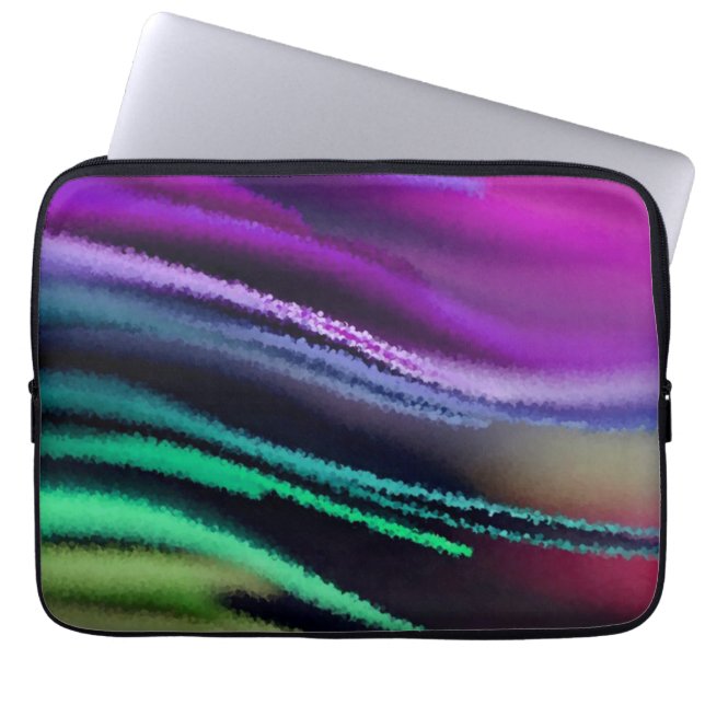 dancing colours laptop sleeve (Front)