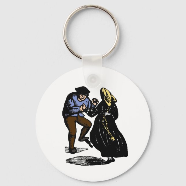 Dancing Couple Keychain (Front)