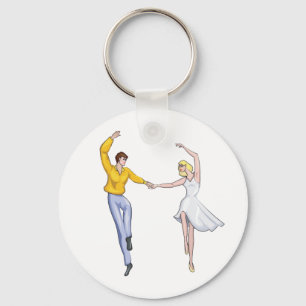 Dancing Couple Keychain