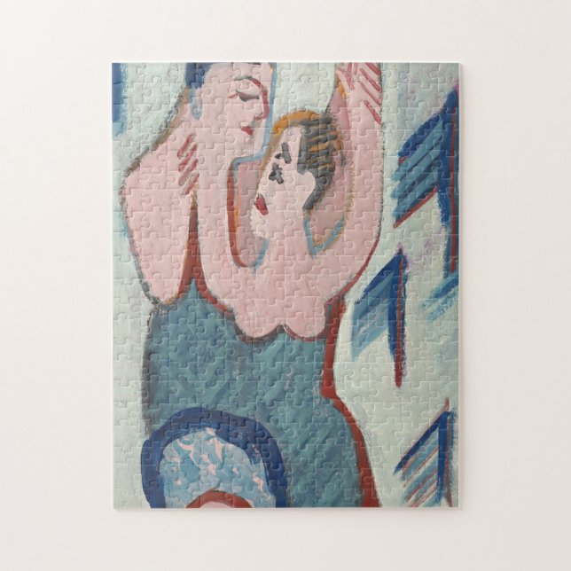 Dancing Couple Modern Art Puzzle (Vertical)