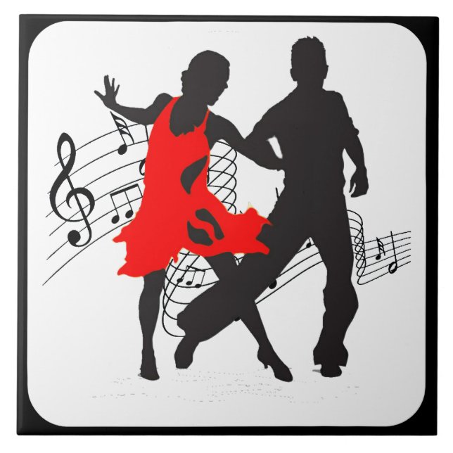 DANCING COUPLE TILE (Front)