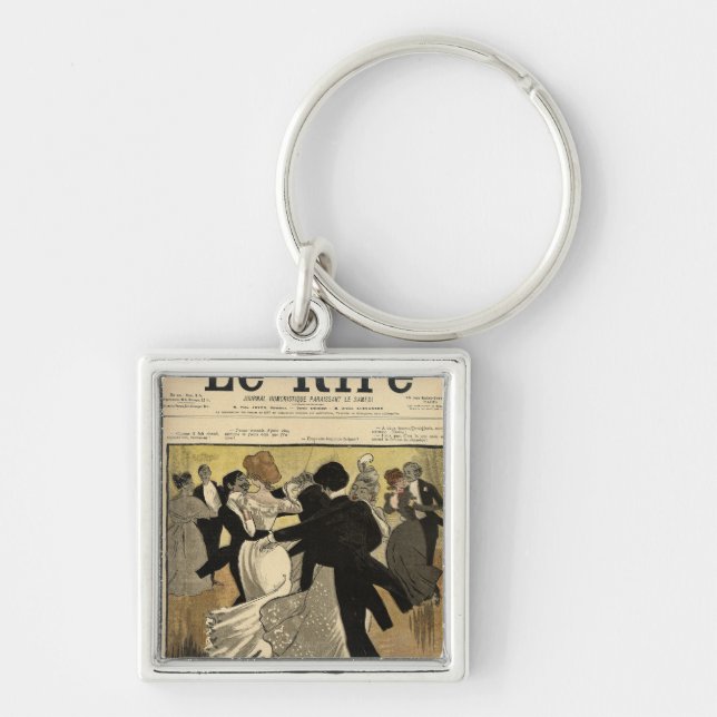 Dancing Couples Keychain (Front)