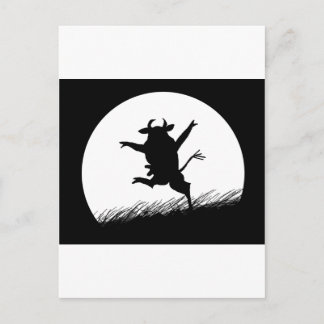 Dancing Cow Postcard