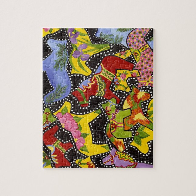 Dancing Dala Chevaux Puzzle (Vertical)