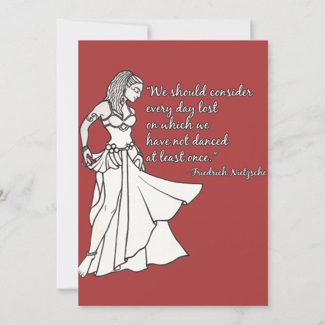 Dancing Days Invitation (Front)