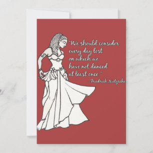 Dancing Days Invitation