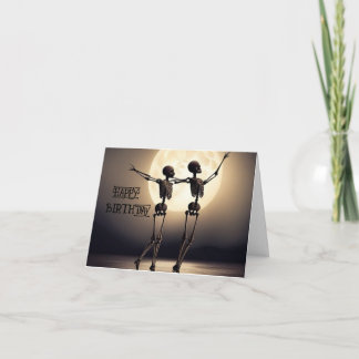 dancing dead birthday card