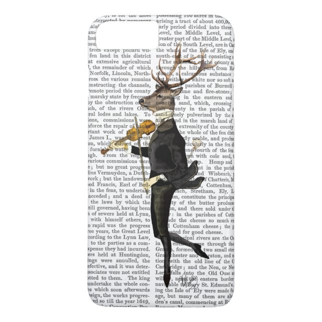 Dancing Deer with Violin Case-Mate iPhone Case (Back)