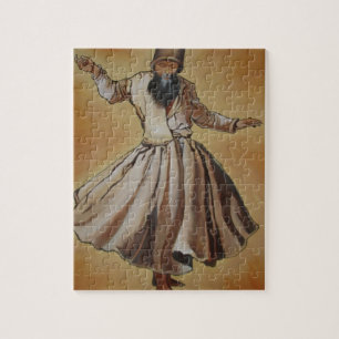 Dancing Dervish Ottoman Dynasty Art Jigsaw Puzzle