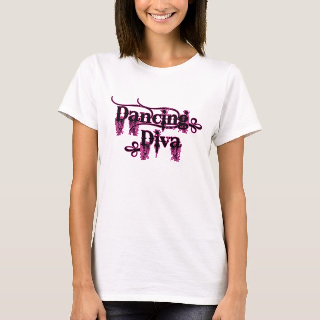 Dancing Diva Pink T-Shirt (Front)
