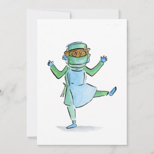 Dancing Doctor Invitation