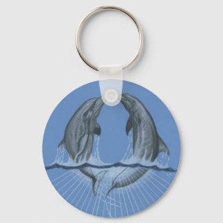 Dancing Dolphins Keychain