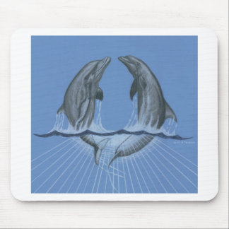 Dancing Dolphins Mouse Pad