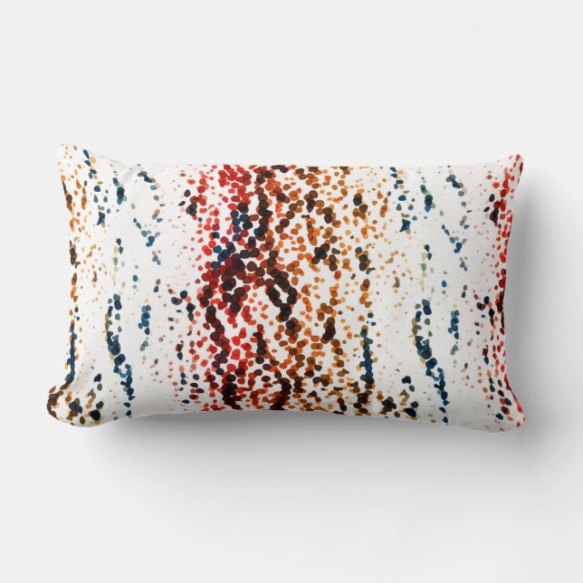 Dancing Dots Lumbar Pillow (Front)