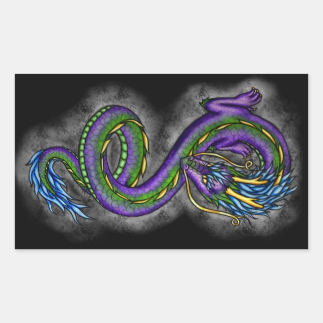 Dancing Dragon Sticker (Front)