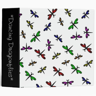 Dancing Dragonflies Custom Binder